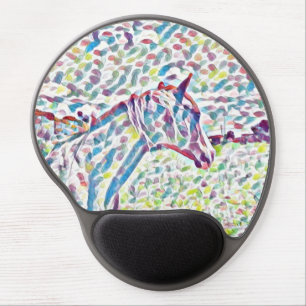 Horse Colors Of Life, Gel Mousepad
