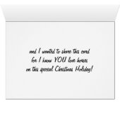 HORSE/COLT HELP DECLARE LOVE AT CHRISTMAS (Inside Horizontal (Bottom))