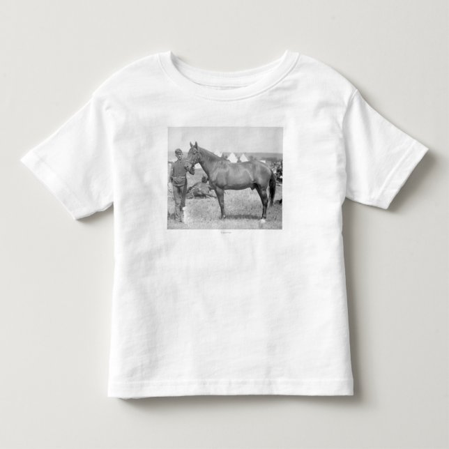 Horse "Comanche" the sole Survivor of the Custer Toddler T-shirt (Front)