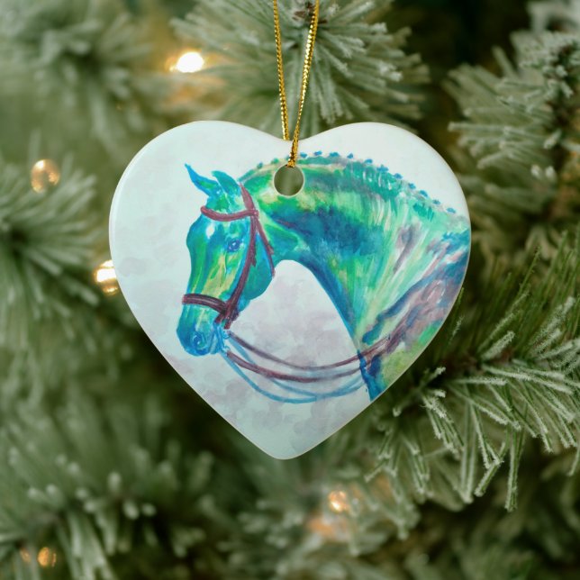 HORSE - COME CLOSER - DH CERAMIC ORNAMENT (Tree)