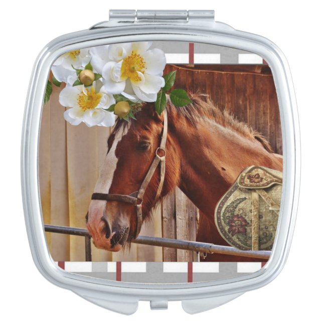 Horse Compact Mirror (Front)