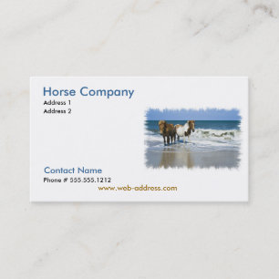 Horse Compay Business Card