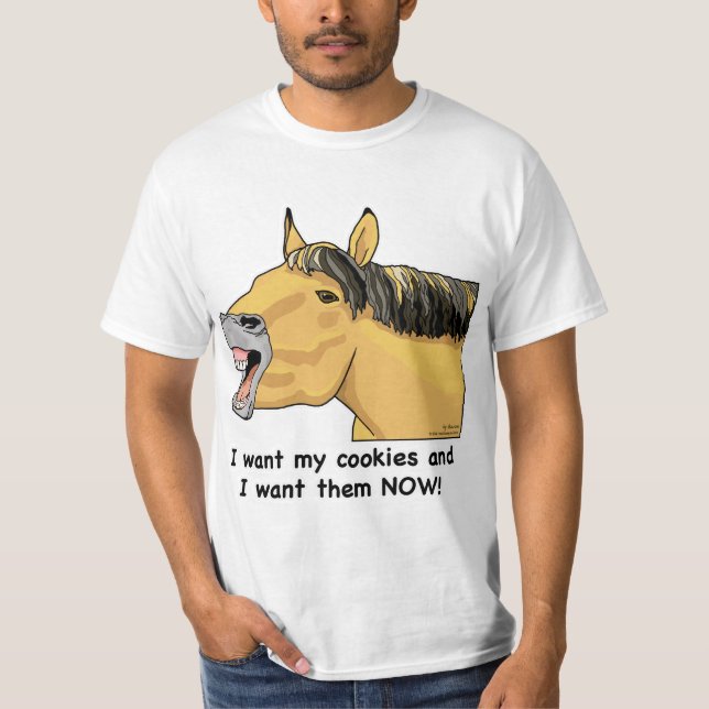 Horse Cookies T-Shirt (Front)