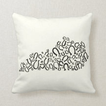 Horse Country throw pillow