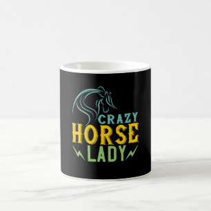 Horse - Crazy Horse Lady Coffee Mug