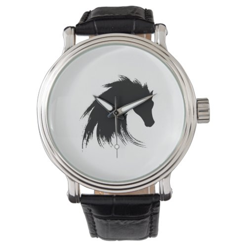 Horse creative design watch