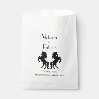 Horse Custom Thank You Favor Bag