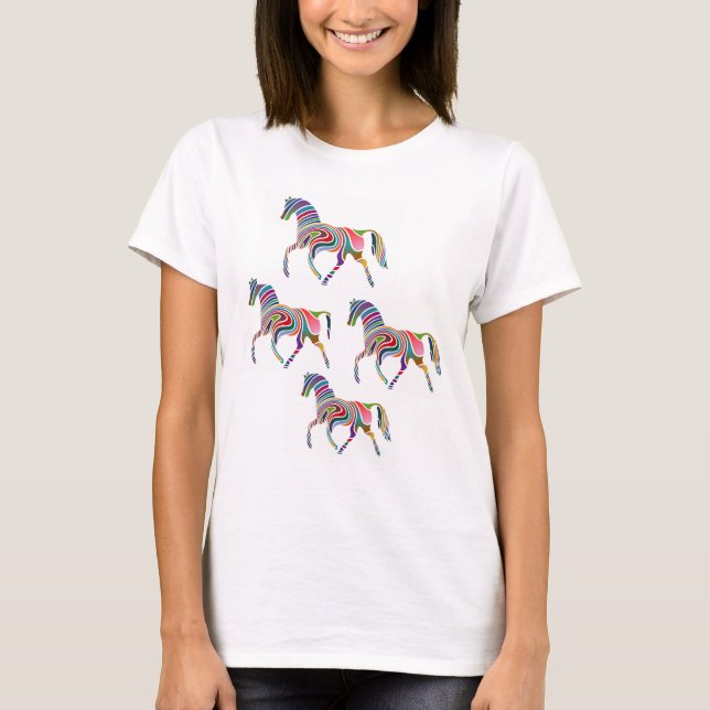 Horse Custom Women's Apparel T-Shirt (Front)