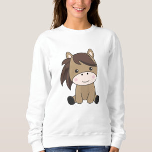 Horse Cute Pony Equine Rider For Children Sweatshirt