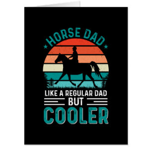 Horse Dad Card
