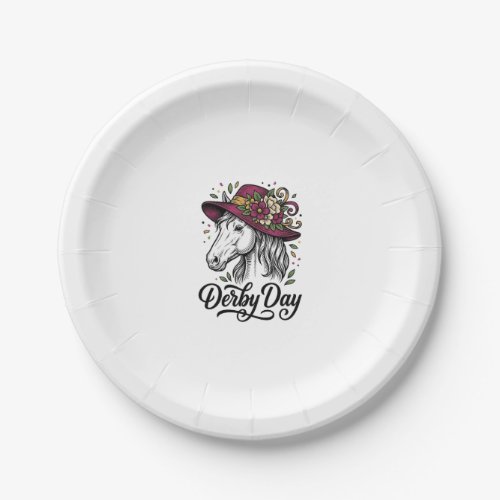 Horse Dad Vintage Western Cowboy Rider Shirt Desig Paper Plates