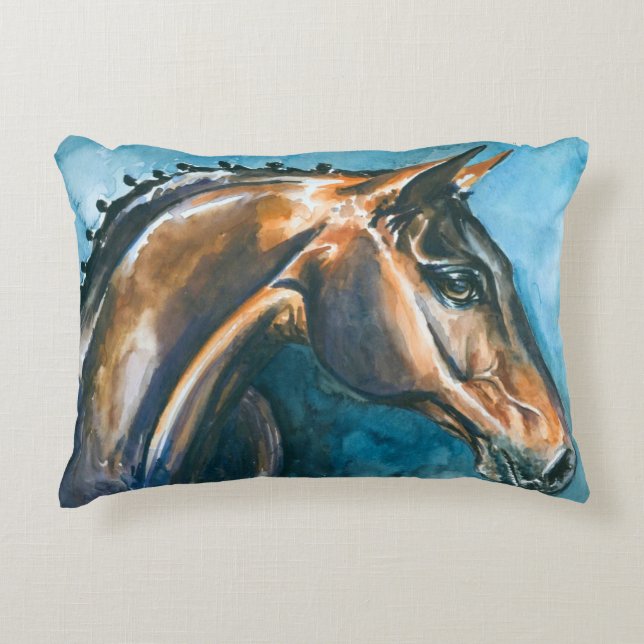 Horse Decorative Pillow (Front)