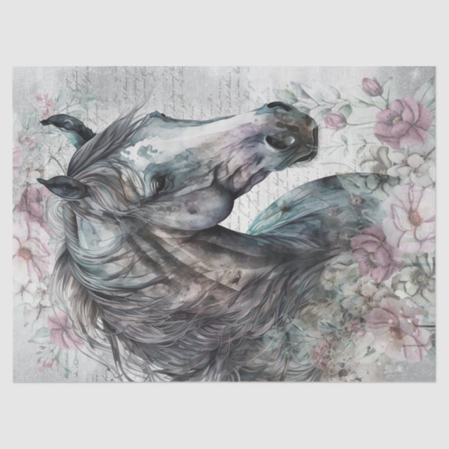 Horse Decoupage Tissue Paper (Front)