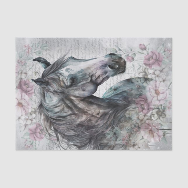 Horse Decoupage Tissue Paper (Front)