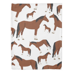 Horse Design Duvet Cover