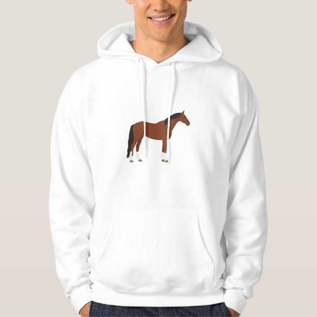 Horse Design Hoodie (Front)