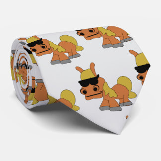 Horse Design Neck Tie