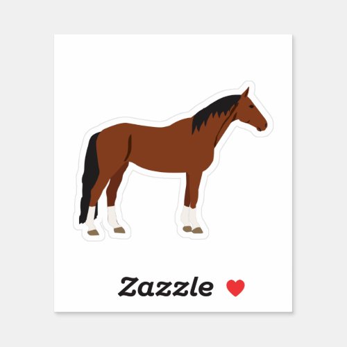 Horse Design Sticker