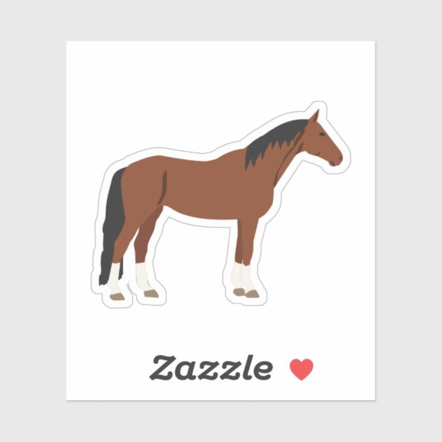 Horse Design Sticker (Sheet)