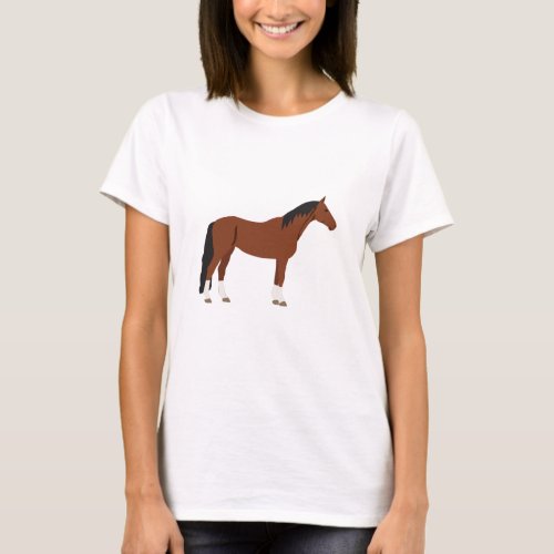 Horse Design T_Shirt