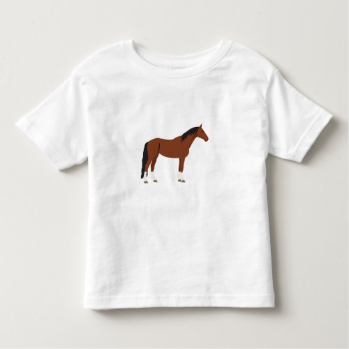 Horse Design Toddler T_shirt