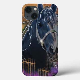 Horse DIAMOND portrait - iPad Case