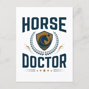 Horse Doctor Equine Veterinarian Postcard