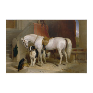 Horse dog Favourites painting art Landseer Propert