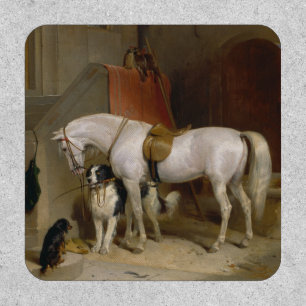 Horse dog Favourites painting art Landseer Propert Patch