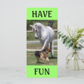 HORSE & DOG PLAY (Standing Front)