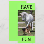 HORSE & DOG PLAY (Front/Back)