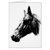Horse Drawing Artwork Card (Front)