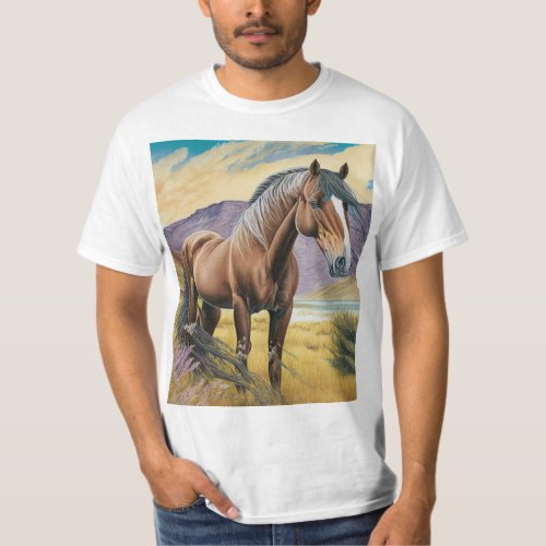 Horse drawing T_Shirt