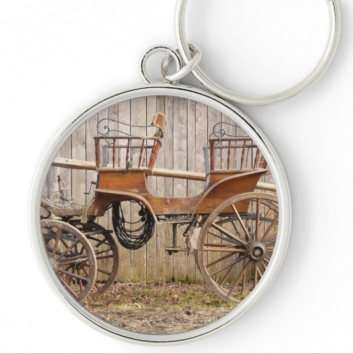 Horse Drawn Carriage Coach Surrey Gifts Keychains