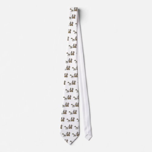 Horse Drawn Carriage For Weddings Neck Tie