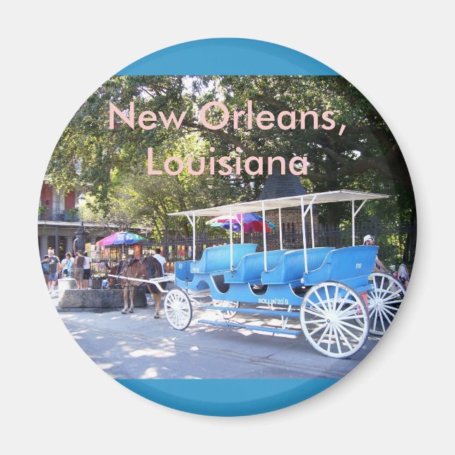 Horse Drawn Carriage Magnet (Front)