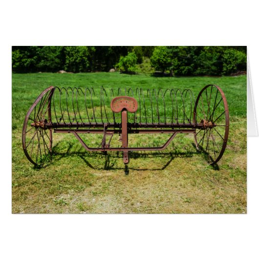 Horse Drawn Hay Rake Cards (Front Horizontal)