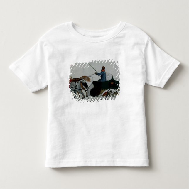Horse Drawn Sleigh Toddler T-shirt (Front)