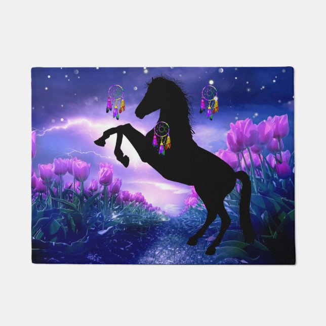 Horse Dreamcatcher Doormat (Front)
