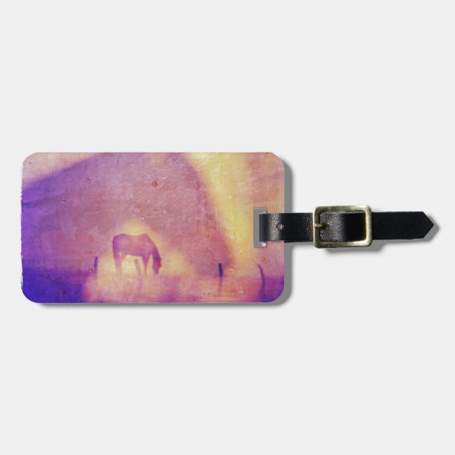 Horse Dreams by Angelandspot Luggage Tag (Front Horizontal)