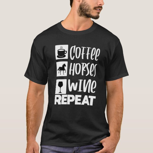 Horse Drinker T-Shirt (Front)