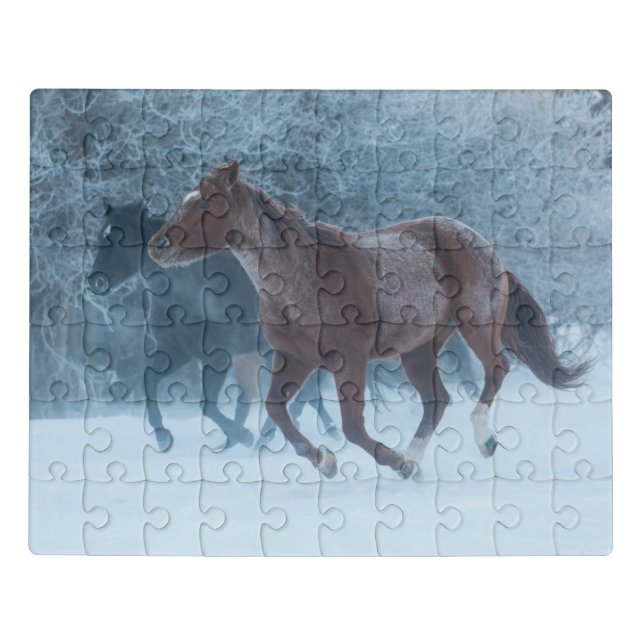 Horse Drive Jigsaw Puzzle (Puzzle Horizontal)