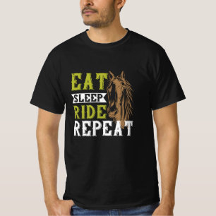 Horse - Eat Sleep Ride Repeat T-Shirt