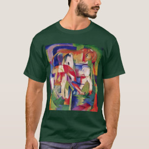 Horse Elephant Cow Winter By Marc Franz T-Shirt