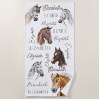 Horse equestrian gifts for girls personalized name