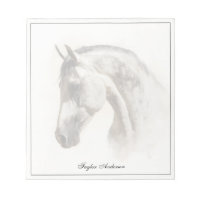 Horse Equestrian Lusitano Elegant Custom Name