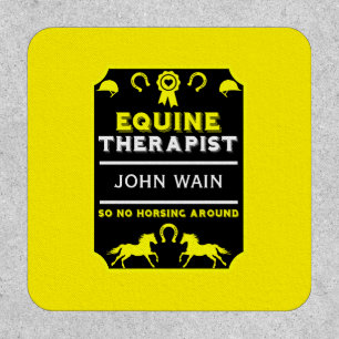 Horse Equine Therapist Patch