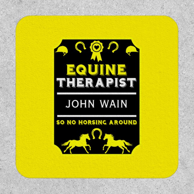 Horse Equine Therapist Patch (Front)