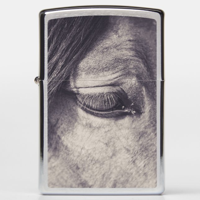 Horse Eye 002 Zippo Lighter (Front)