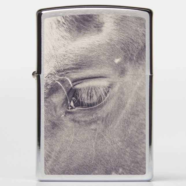 Horse Eye 004 Zippo Lighter (Front)